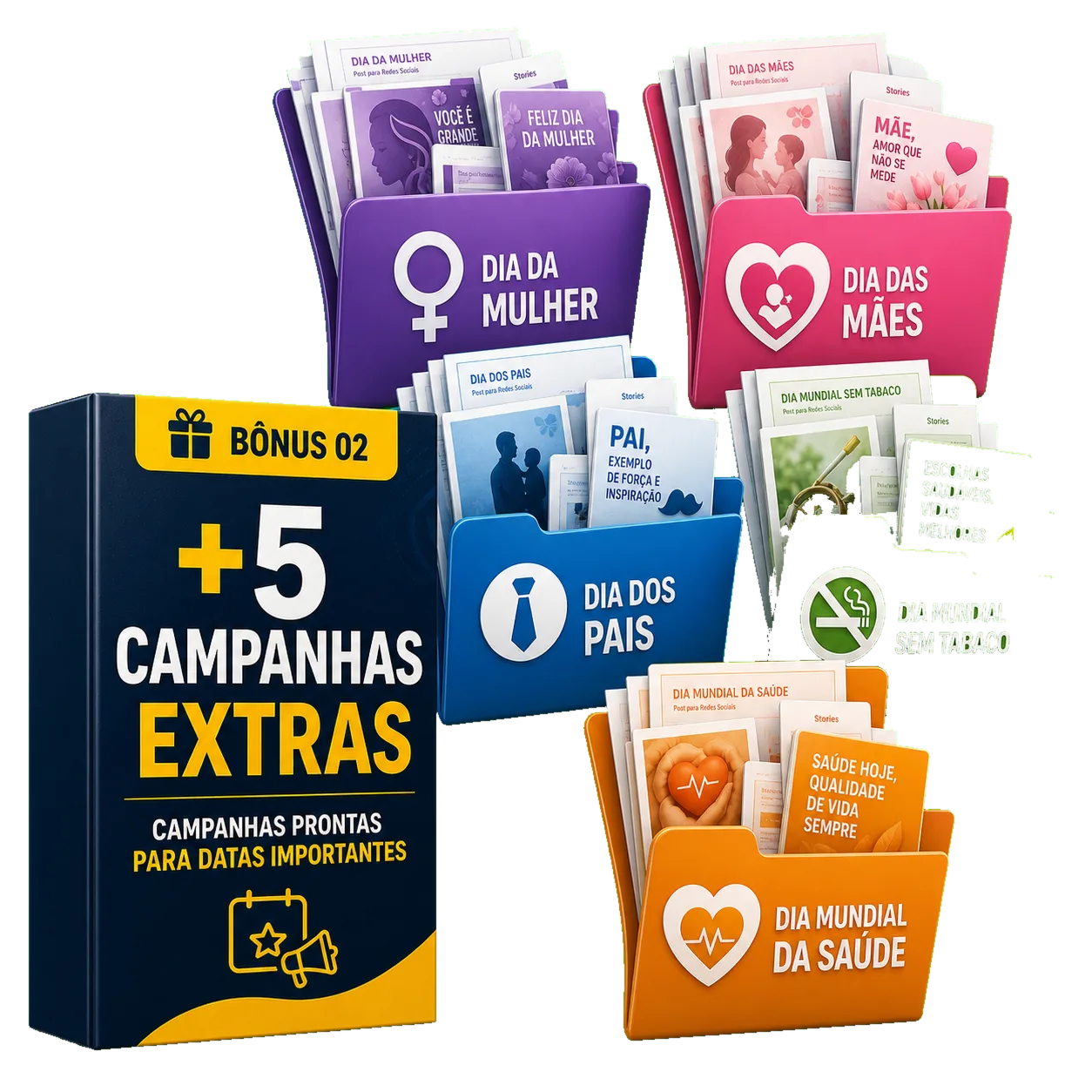 Bônus 02 — mais de 5 campanhas extras para datas importantes